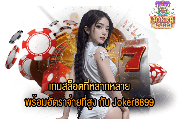 รูปภาพของ เกมสล็อตที่หลากหลาย พร้อมอัตราจ่ายที่สูง กับ Joker8899