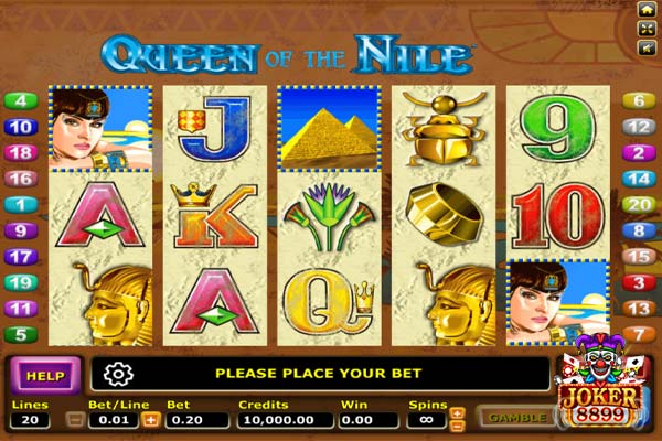 เกมสล็อต Queen Of The Nile ราชินีแห่งแม่น้ำไนล์ สุดปัง