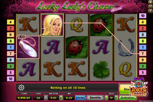 เกมสล็อต Lucky Lady Charm เสน่ห์นางนำโชค สุดปัง