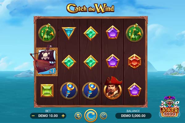 รูปแบบของเกมสล็อต Catch the Wind Bonus Buy