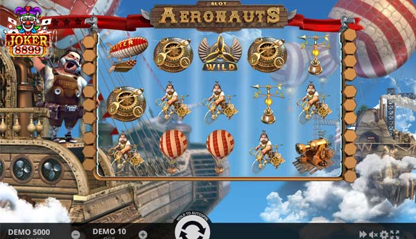 สัญลักษณือัตราการจ่ายเงินรางวัลเกมสล็อต Aeronauts