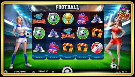 ข้อมูลของการเข้าเล่นเกมสล็อต Football