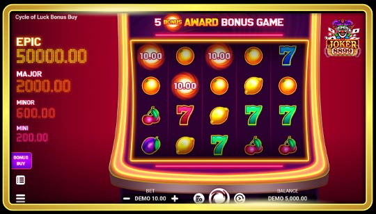 กฎการจ่ายเงินรางวัลของเกมสล็อต ทดลองเล่นสล็อต Cycle of Luck Bonus Buy