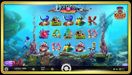 รูปแบบการจ่ายเงินรางวัลของเกมสล็อต Dolphins Treasure