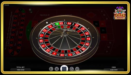 รูปแบบของการเล่นเกมสล็อต French Roulette Classic