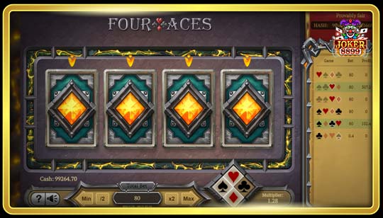 วิธีการเล่นของเกมสล็อต Four Aces