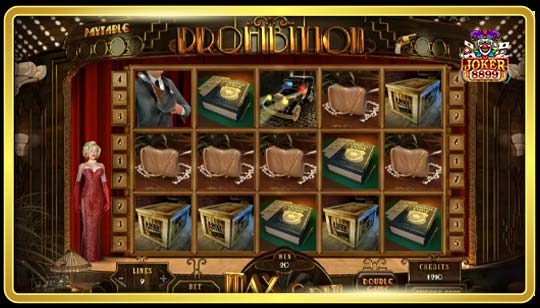 รูปแบบการจ่ายของเกมสล็อต Prohibition