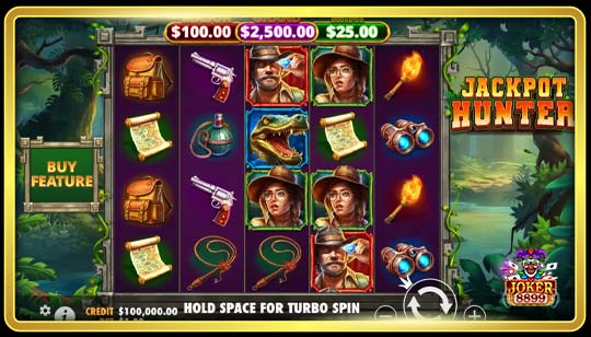 การจ่ายเงินรางวัลของเกมสล็อต Jackpot Hunter