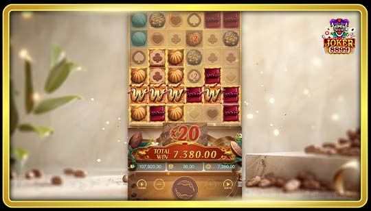 การชนะรางวัลของเกมสล็อต Chocolate Deluxe