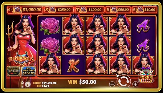ฟีเจอร์พิเศษของเเกมสล็อตปีศาจ