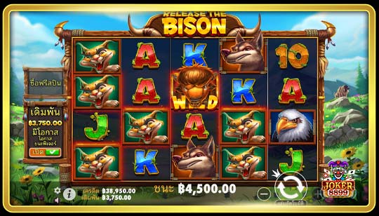 รูปแบบของเกมสล็อต Release the Bison