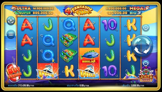 กฎการเล่นเกมสล็อต 4 Fantastic Fish
