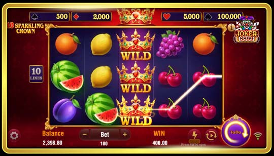 ฟีเจอร์พิเศษของเกมสล็อต10 มงกุฎประกายแวววาว