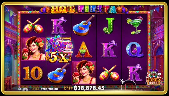 รูปแบบการเล่นเกมสล็อต Hot Fiesta