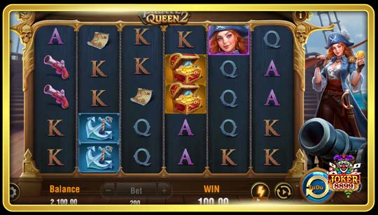 กฎการจ่ายของเกมสล็อต Pirate Queen 2