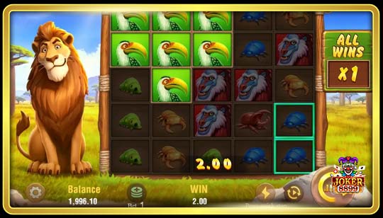 กฎการจ่ายของเกมสล็อต Safari Mystery