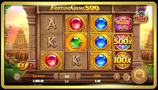 กติกาการเล่นเกมสล็อต Fortune Gems 500