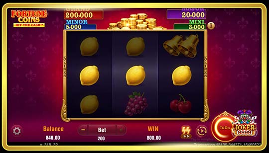 คุณสมบัติพิเศษของเกมสล็อตเหรียญฟอร์จูน