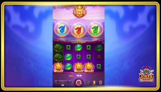ฟีเจอร์พิเศษของเกมสล็อตมังกรหม้อ 3 ตัว