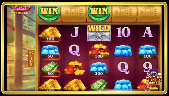 ฟีเจอร์พิเศษของเกมสล็อตรีลเหรียญอินฟินิตี้เซอร์จ