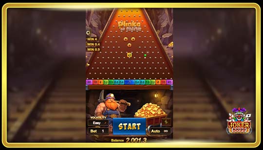 รูปแบบการเล่นสล็อต Plinko of Mine