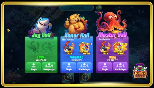 รูปแบบการเล่นเกมยิงปลา Ocean Hunter