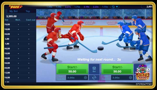 รูปแบบการเล่นเกมสล็อต Crash Puck