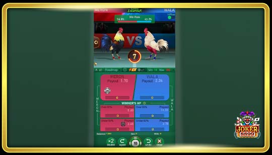 รูปแบบการเล่นเกมสล็อต Super E Sabong