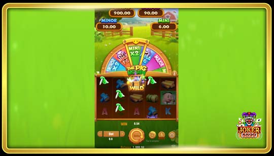 รูปแบบของเกมสล็อต The Pig House