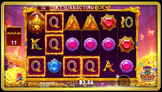 กฎการเล่นเกมสล็อต Resurrecting Riches