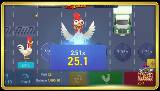 โบนัสรางวัลพิเศษของการเล่นเกมไก่แดช