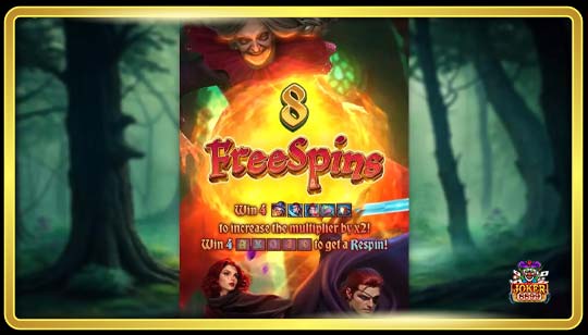 คุณสมบัติพิเศษของเกมสล็อตเงินรางวัลของกริมม์ ฮันเซลและเกรเทล