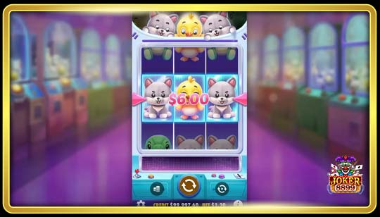 รูปแบบการเล่นเกมสล็อต Plushie Wins